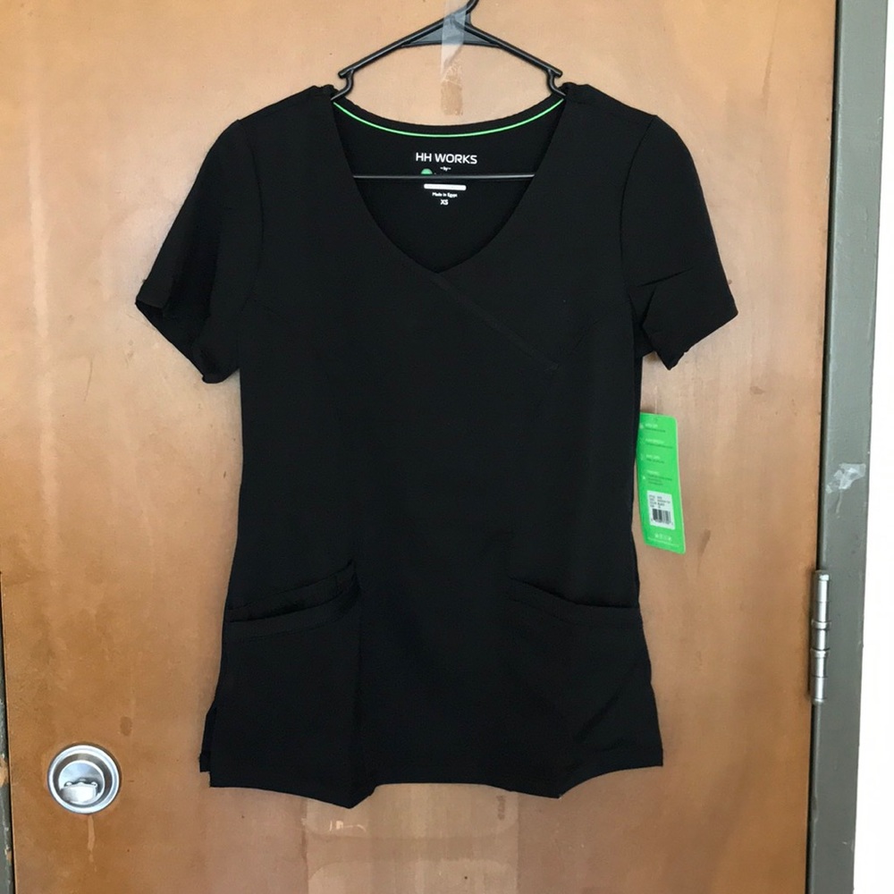 Healing Hands Madison Top mock wrap XS scrub top